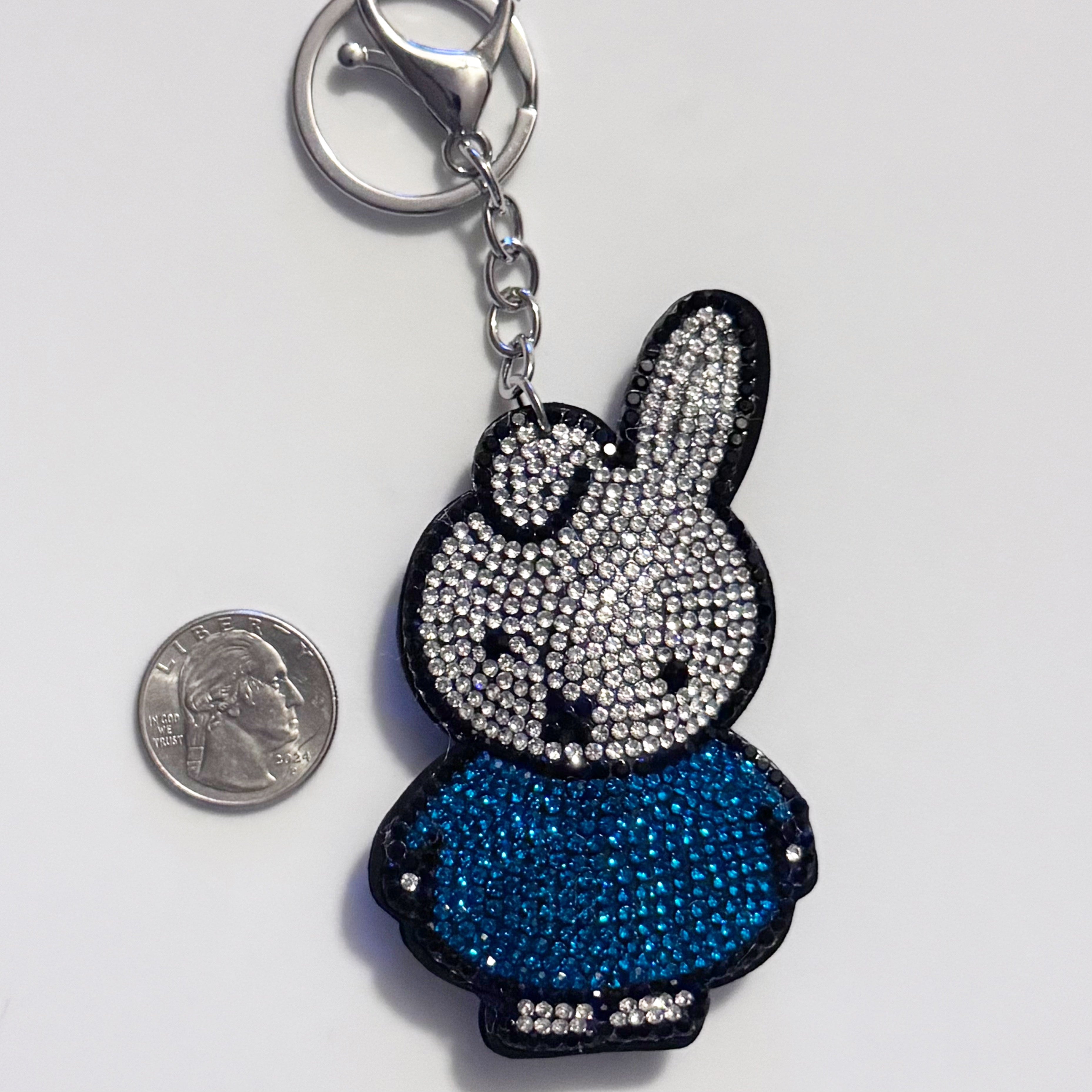 Miffy Rhinestone Keychain