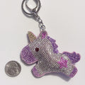 Unicorn Rhinestone Keychain