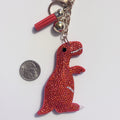 Dino Rhinestone Keychain