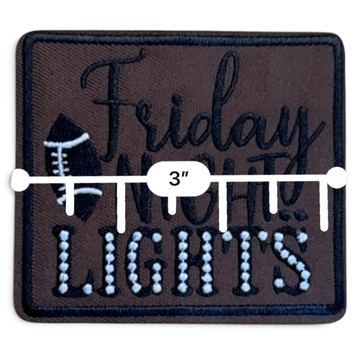 Embroidered Iron On Patch - Friday Night Lights