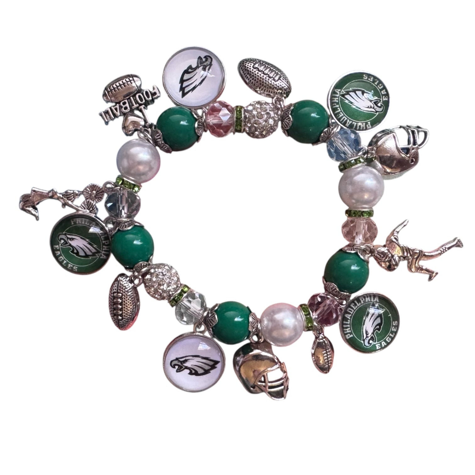 Philadelphia Eagles Charm Bracelet