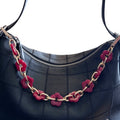 Red Flower Bag Chain