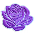Embroidered Iron On Patch - Large Rose