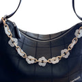 White Flower Bag Chain