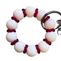 Wavy Red Mini Keyring