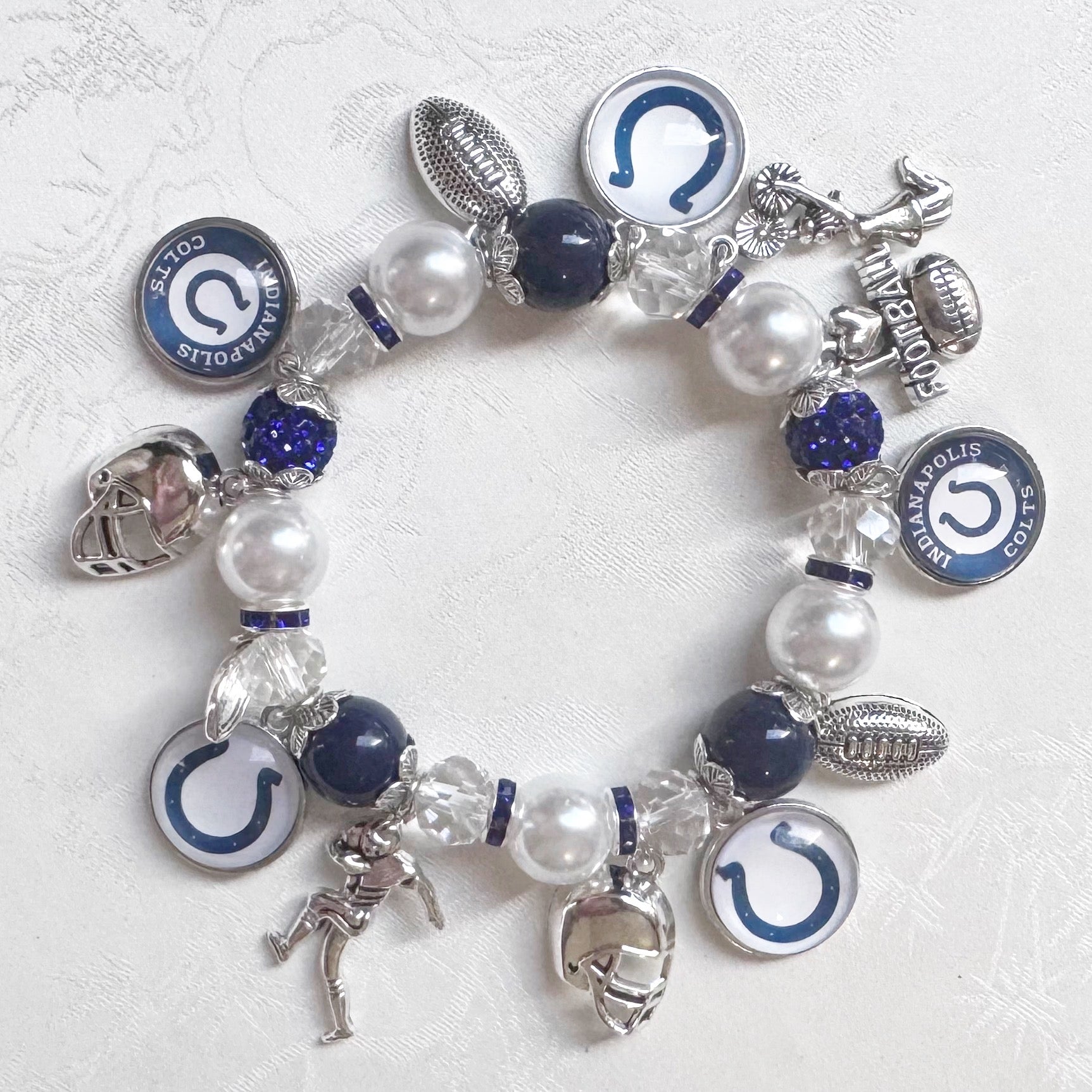 Indianapolis Colts Charm Bracelet