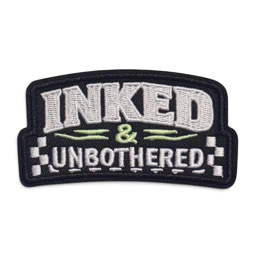 Embroidered Iron On Patch - Inked And Unbothered