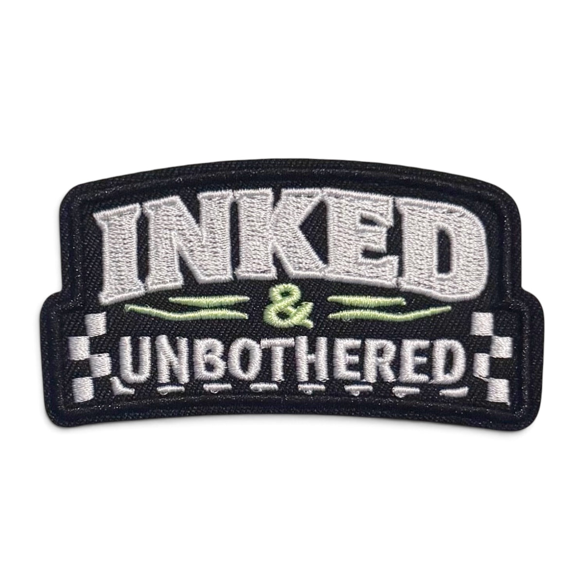 Embroidered Iron On Patch - Inked And Unbothered