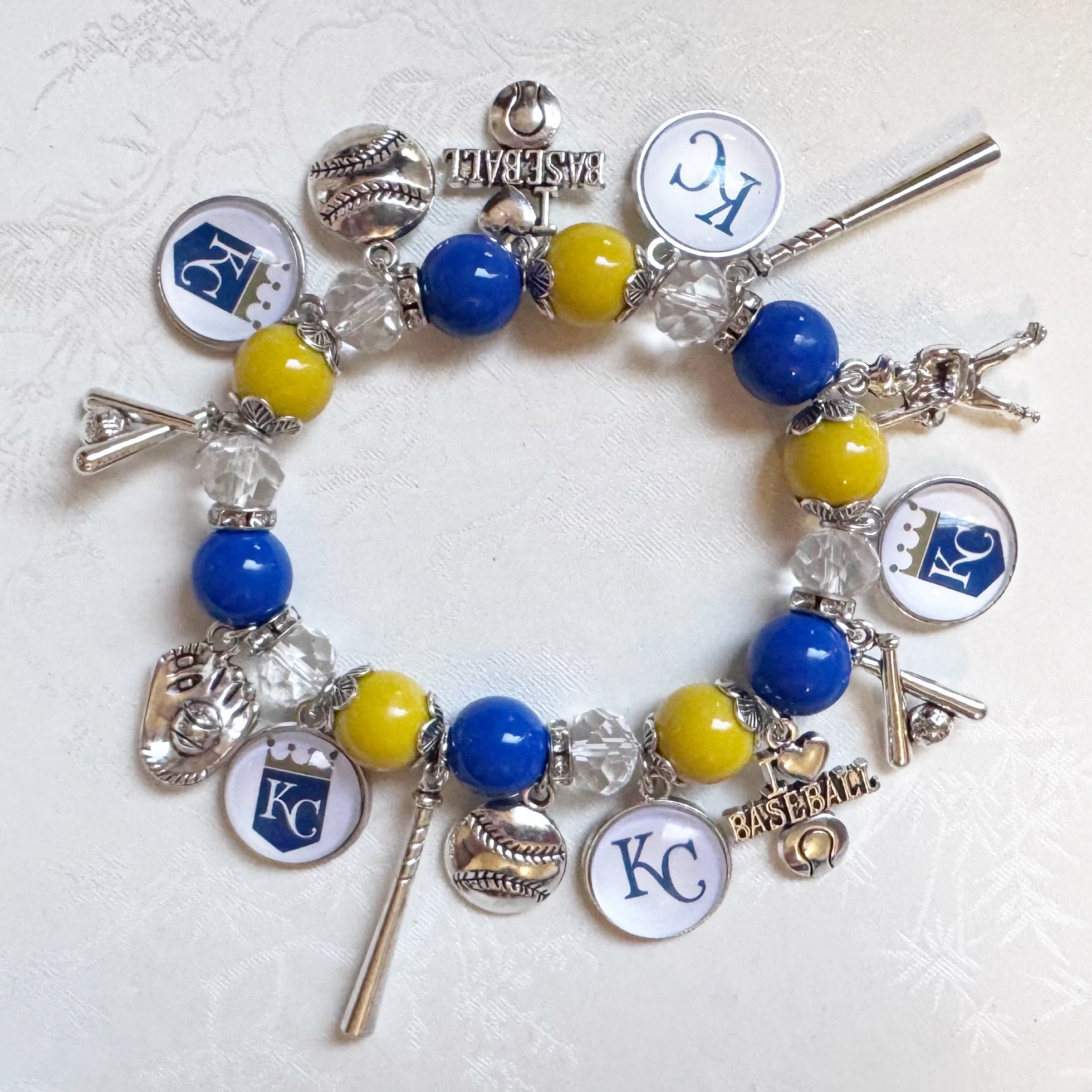 Kansas City Royals Charm Bracelet