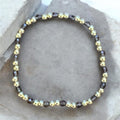 Smoky Quartz Gilded Glimmer Bracelet