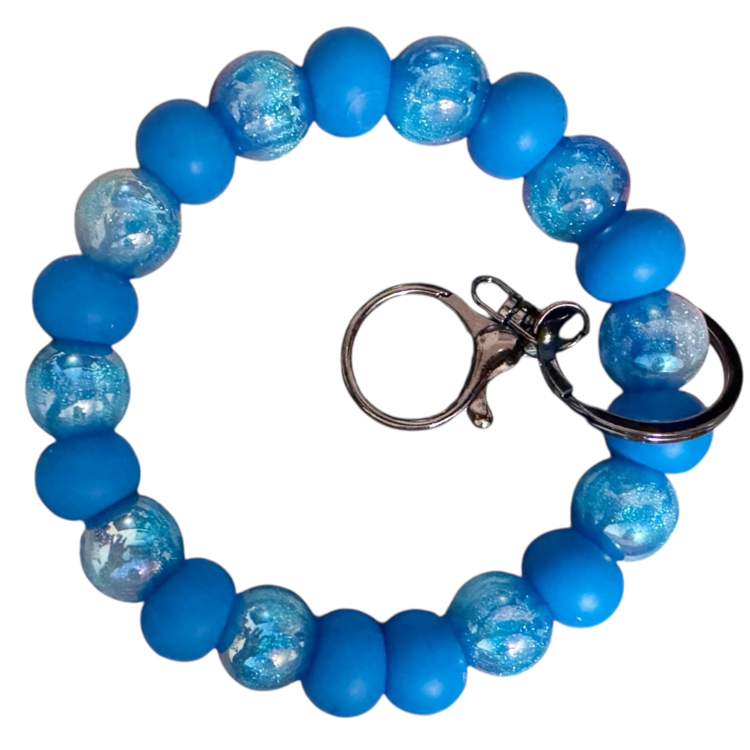 Blue Galaxy Keyring
