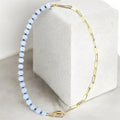 Dichotomy Necklace - Navy Blue