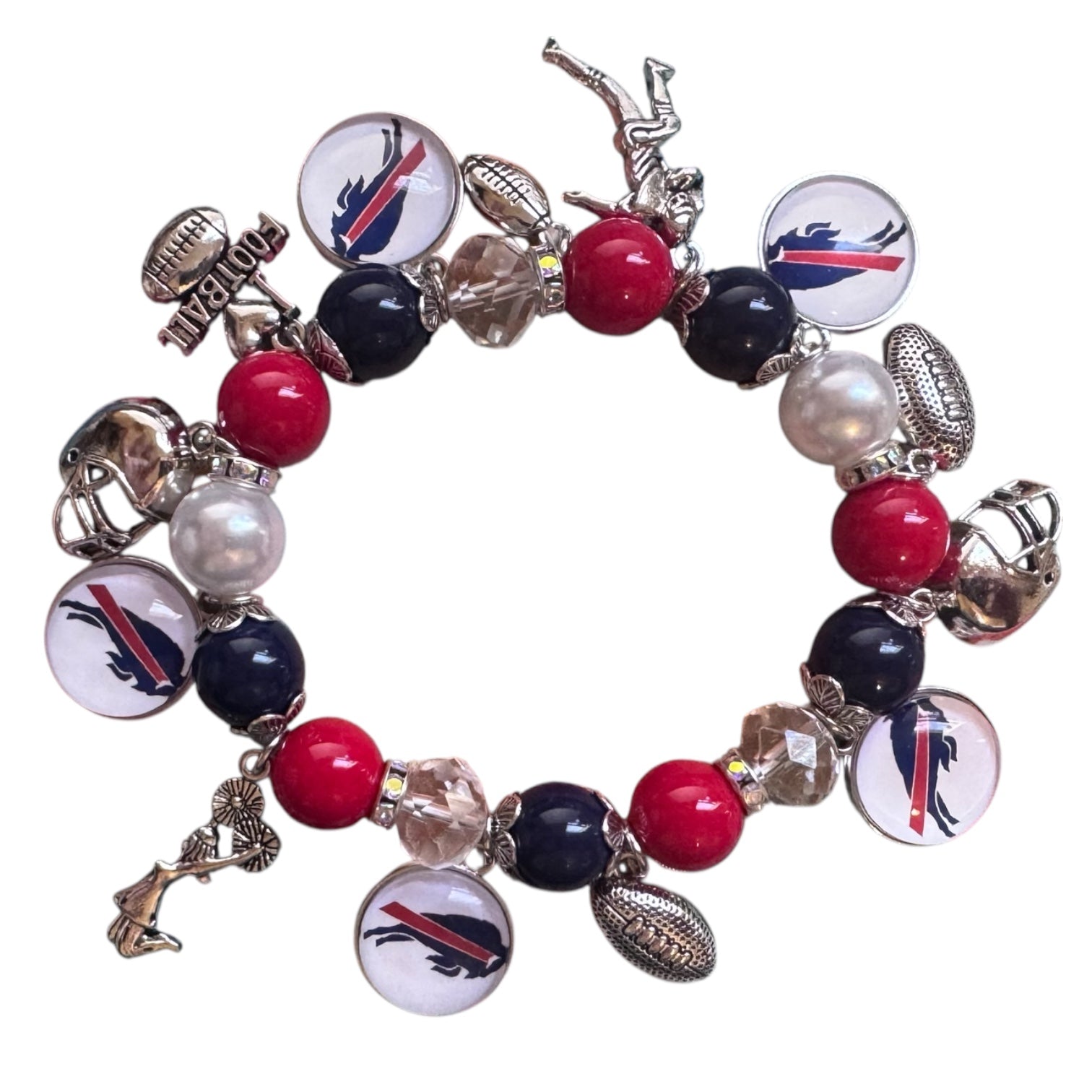 Buffalo Bills Charm Bracelet