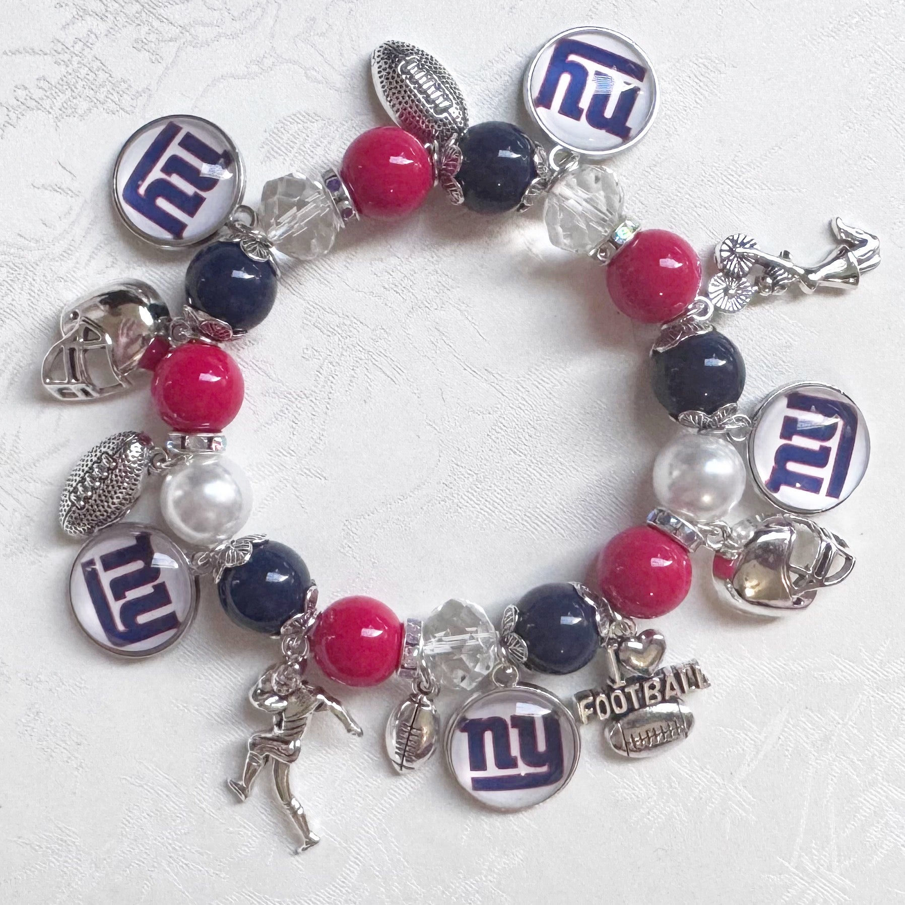 New York Giants Charm Bracelet