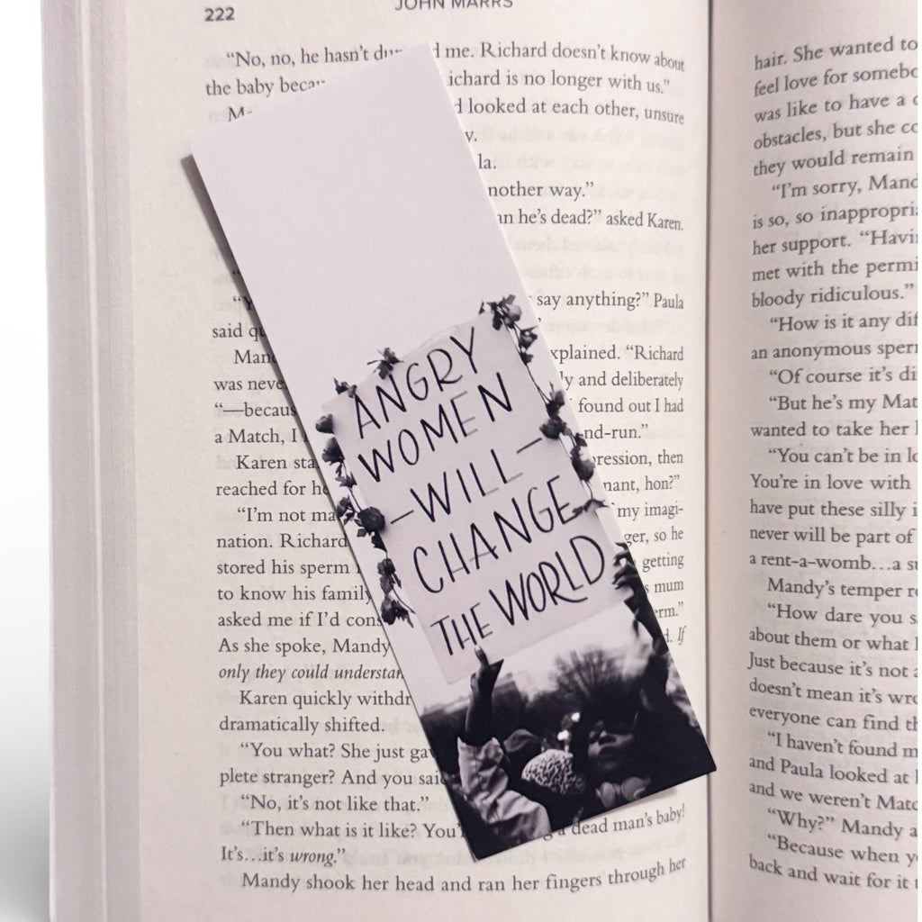 Angry Women Will Change The World Bookmark