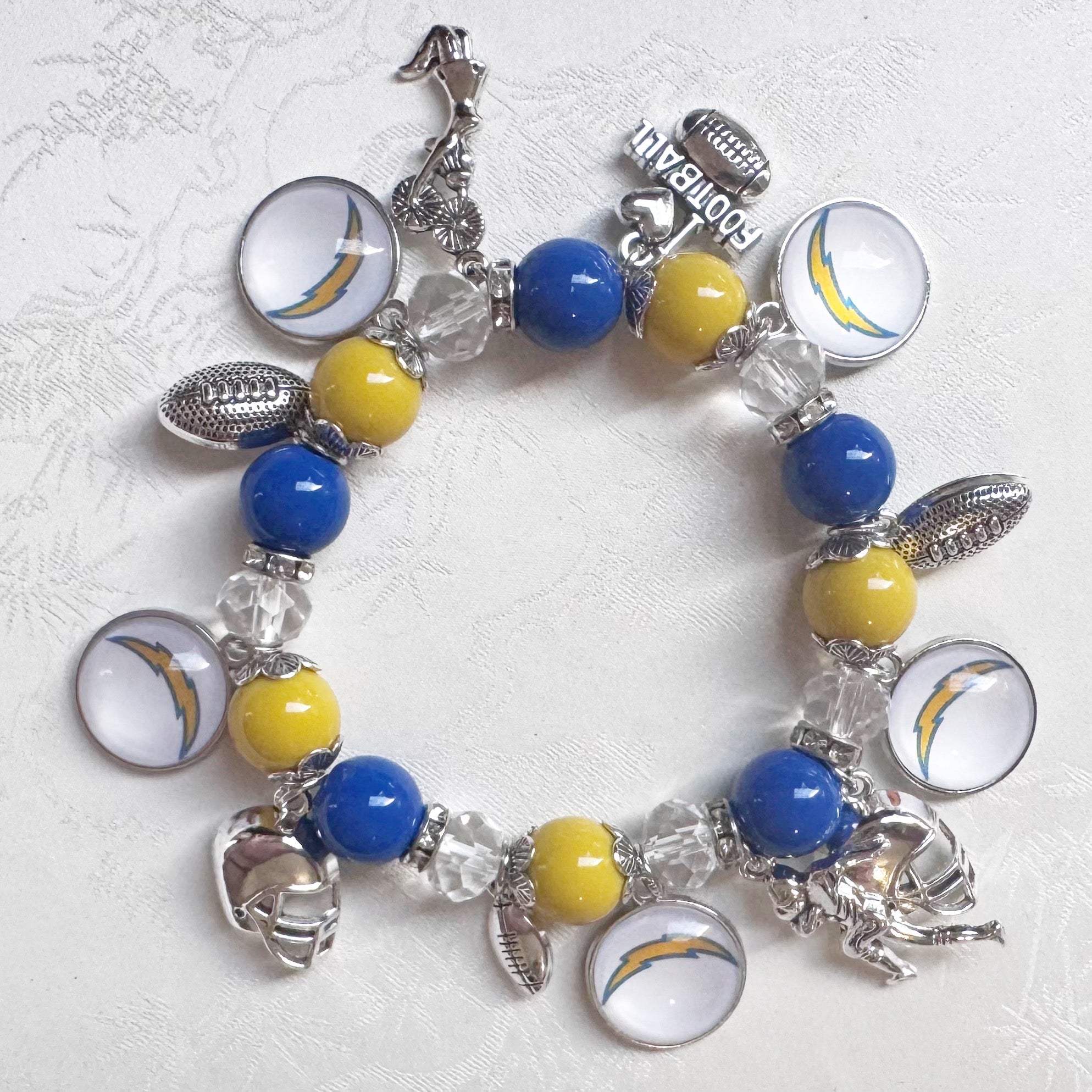 Los Angeles Chargers Charm Bracelet