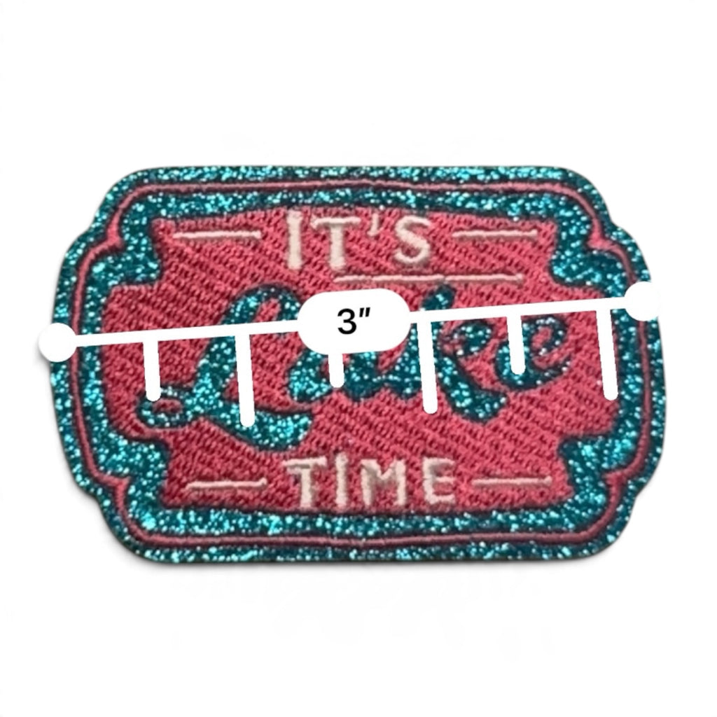 Embroidered Iron On Patch - It’s Lake Time