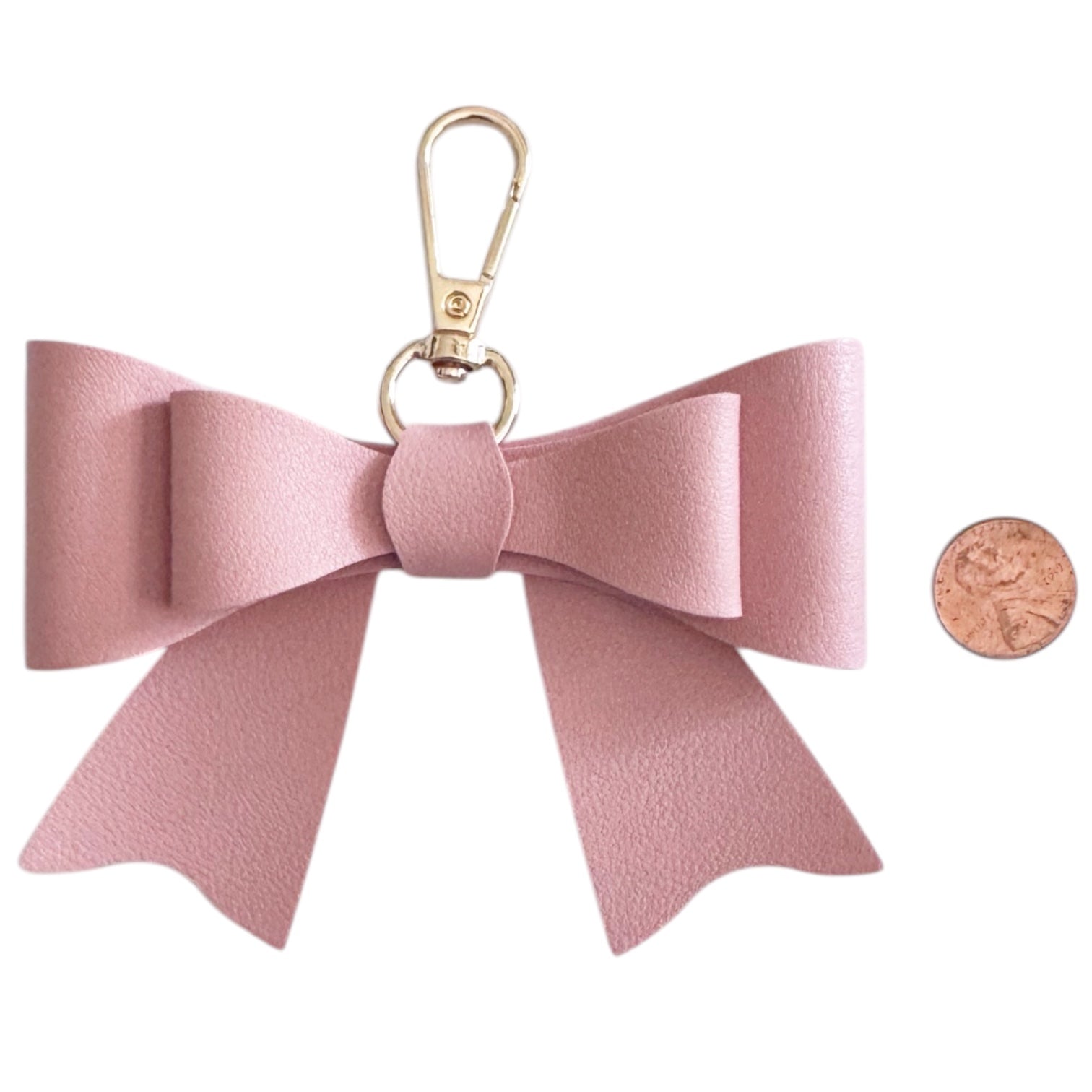 Pink Bow Bag Charm