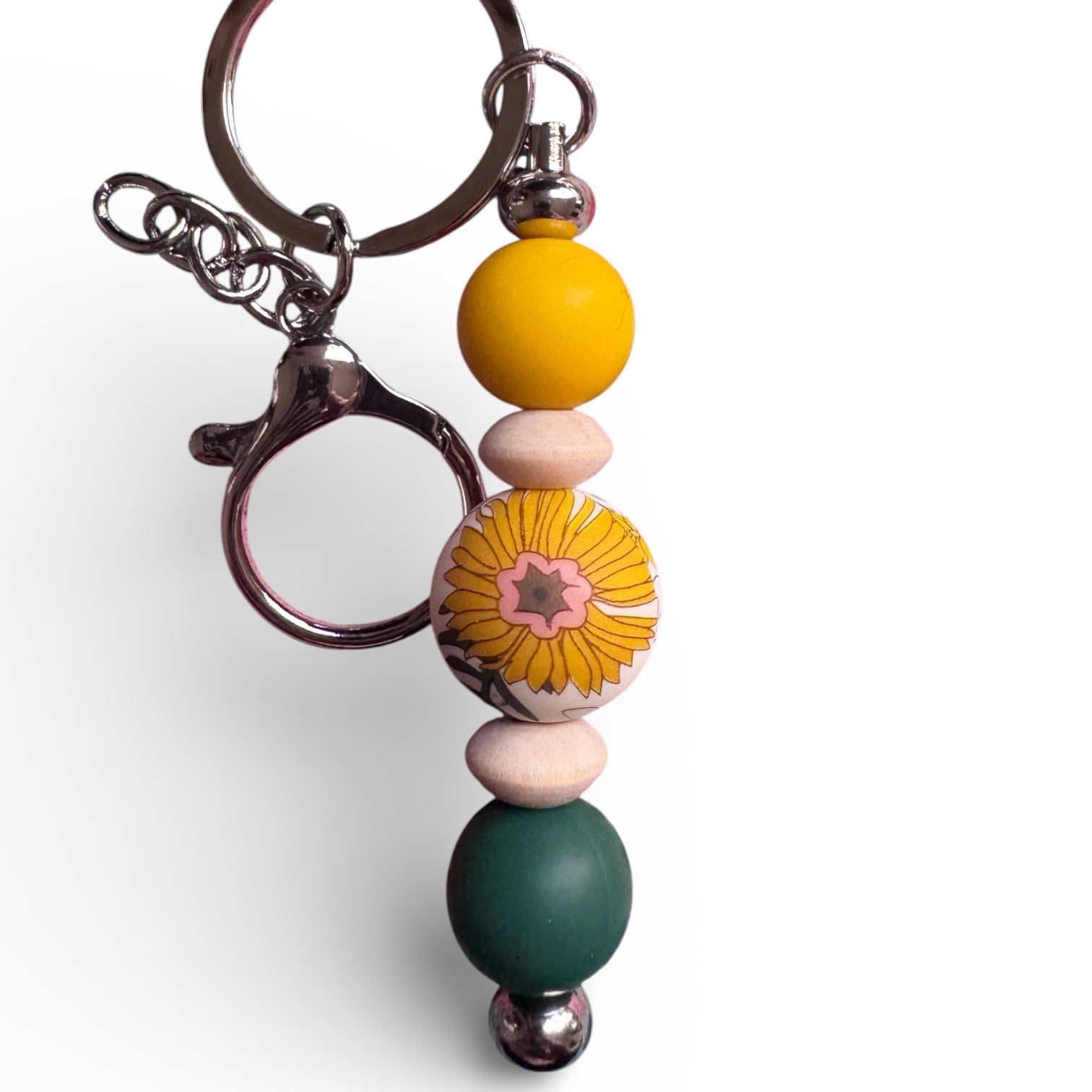 Boho Flowers Keychain