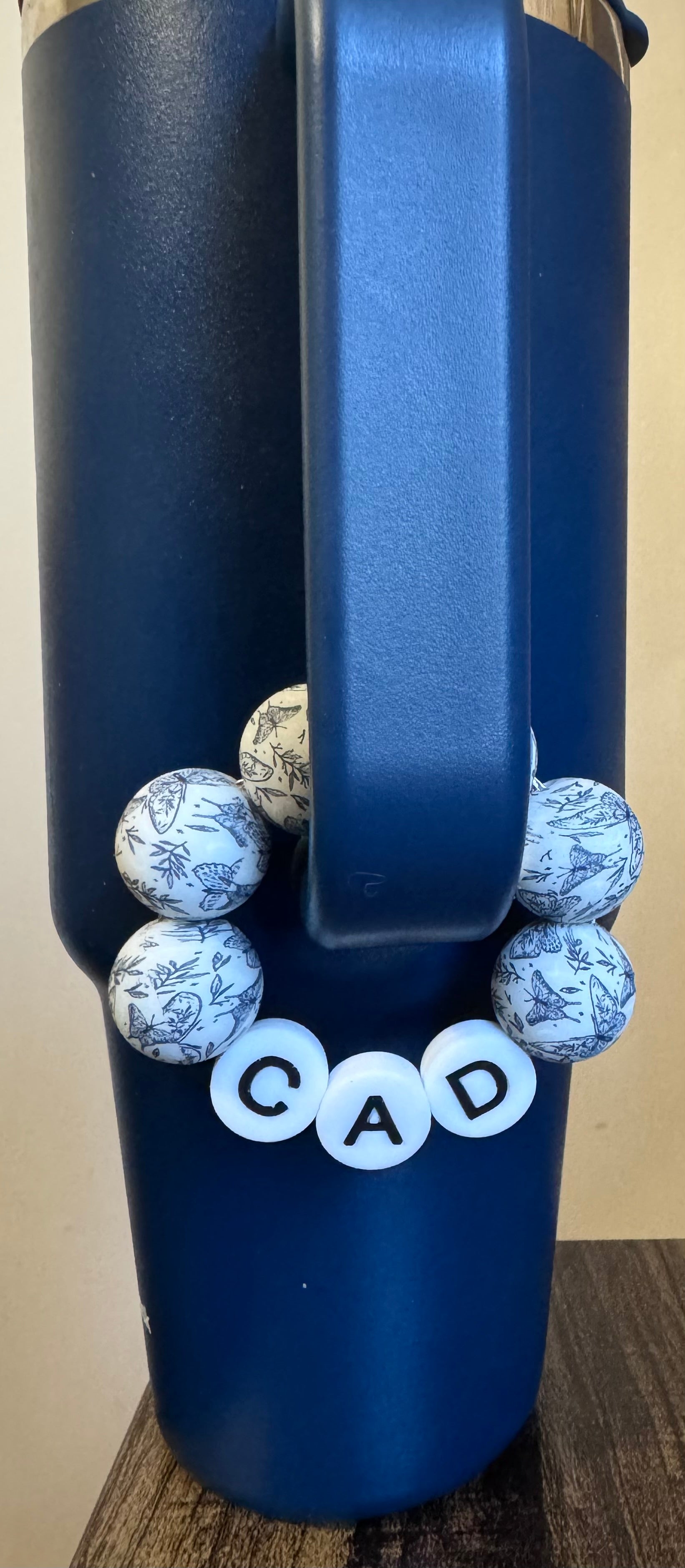 Butterfly Garden Personalized Cup Charm