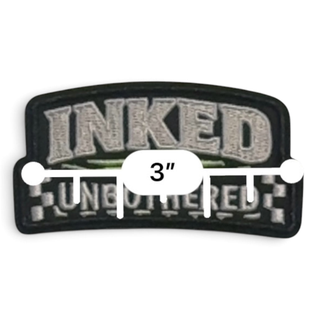 Embroidered Iron On Patch - Inked And Unbothered