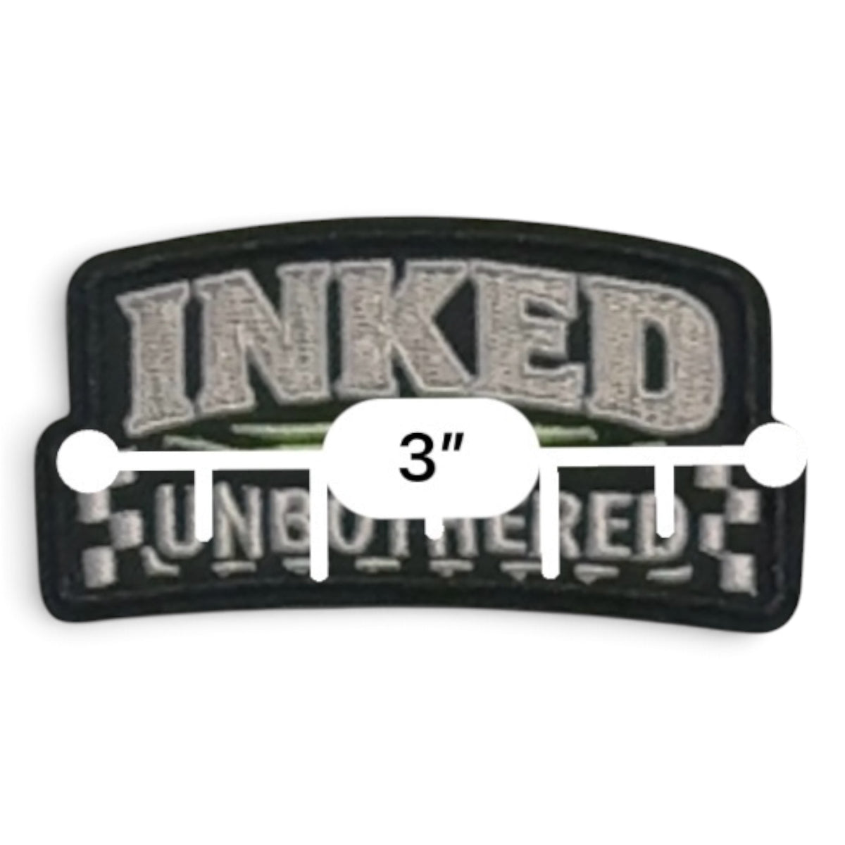 Embroidered Iron On Patch - Inked And Unbothered