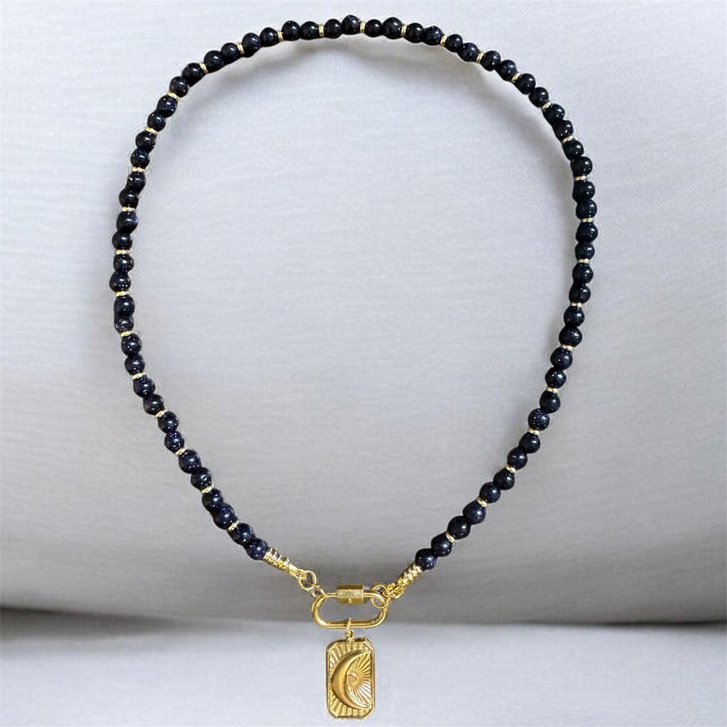 Goldstone Sky Necklace