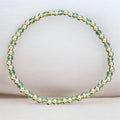 Peridot Gilded Glimmer Bracele