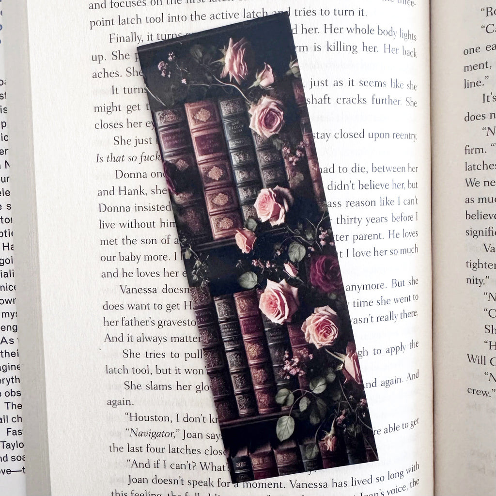 Pink Roses Bookmark