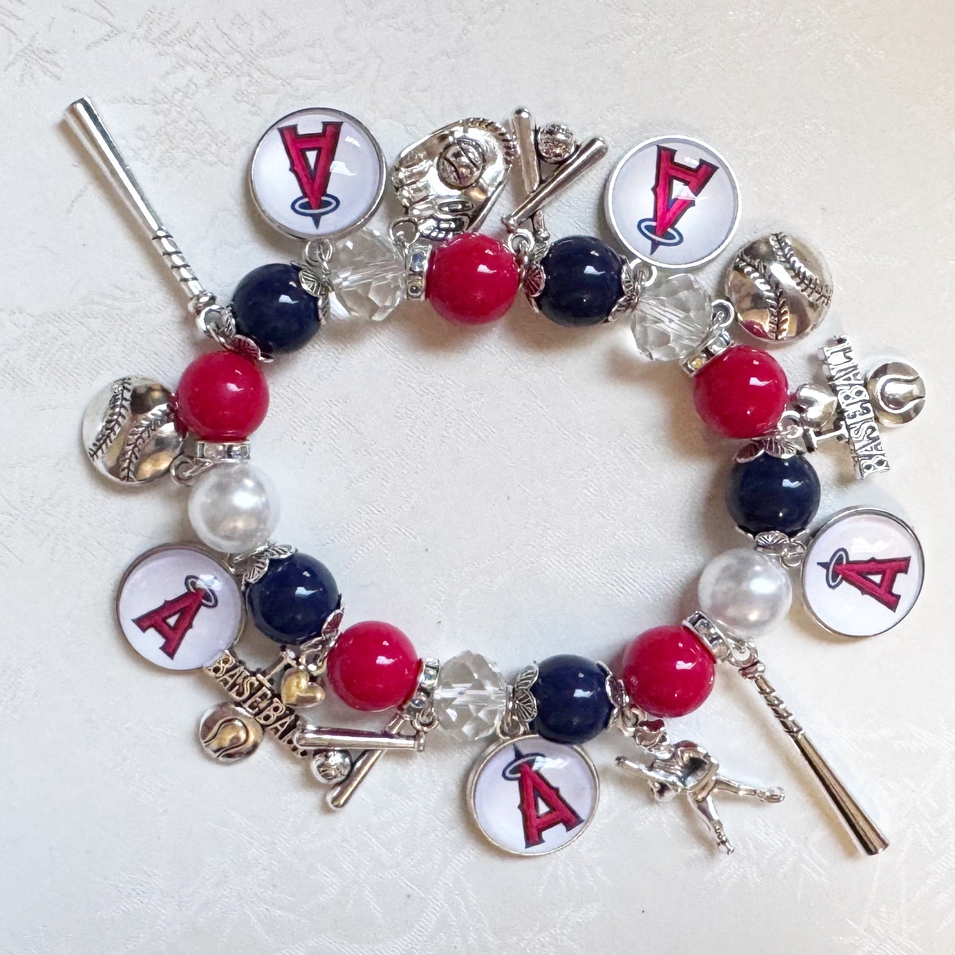 Los Angeles Angels Charm Bracelet