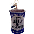 It’s Better In New York Rhinestone Keychain