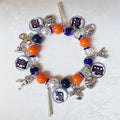 Detroit Tigers Charm Bracelet