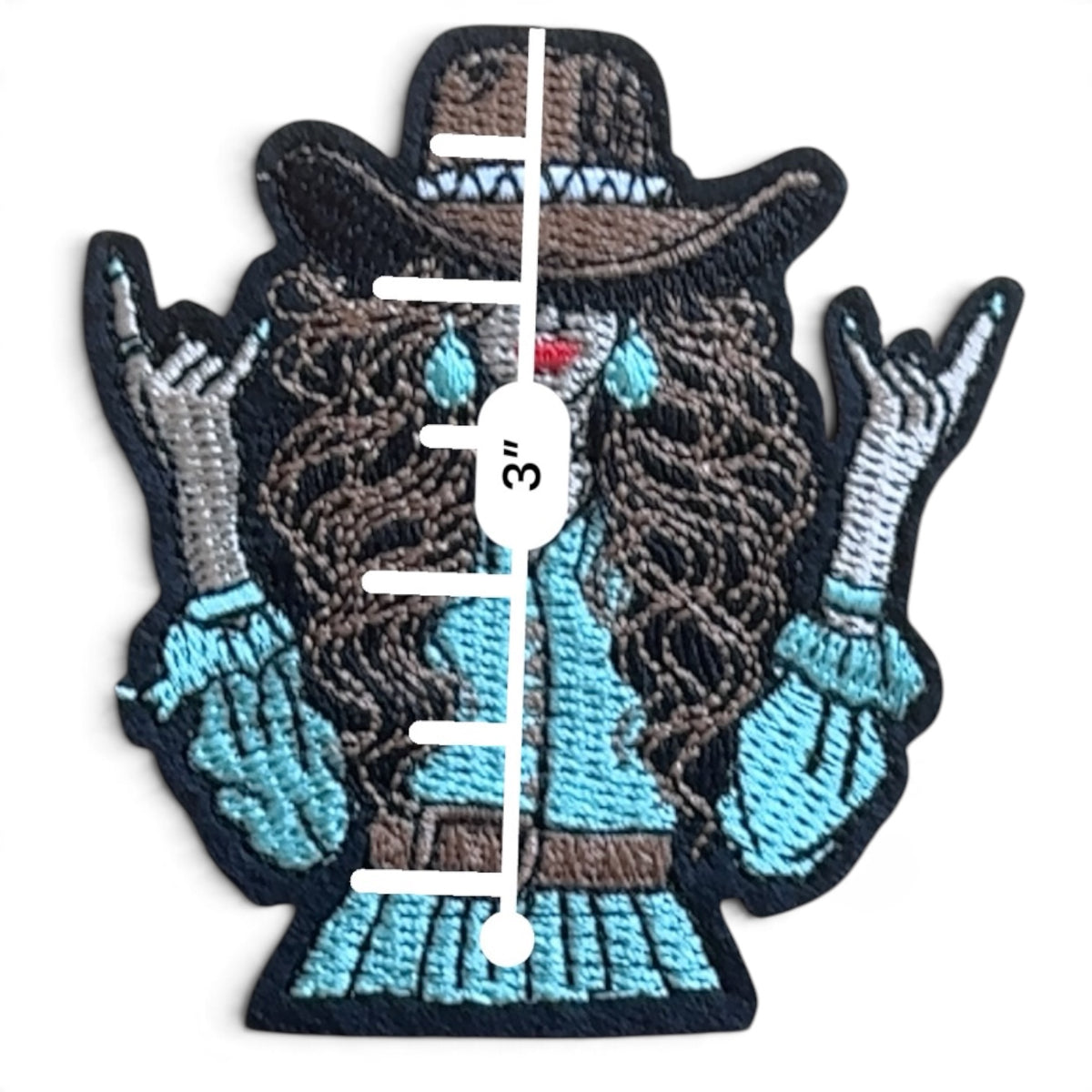 Embroidered Iron On Patch - Cool Girl