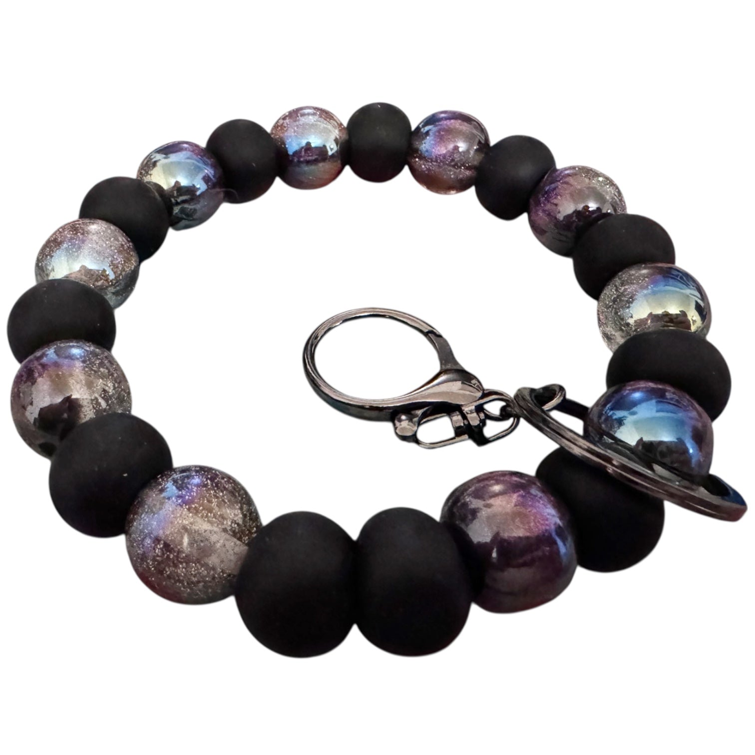 Black Galaxy Keyring