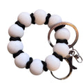 Wavy Black Mini Keyring