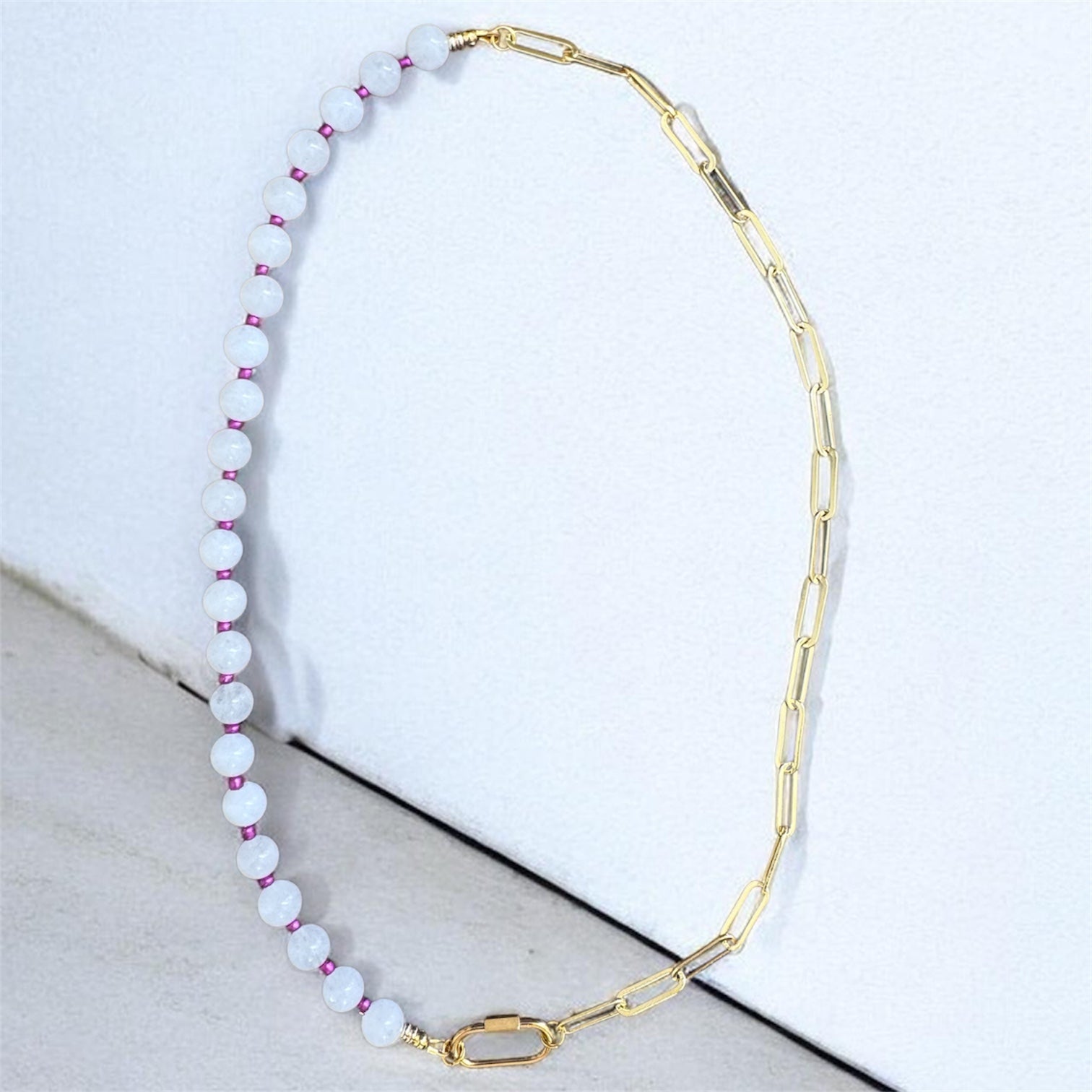 Dichotomy Necklace - Magenta