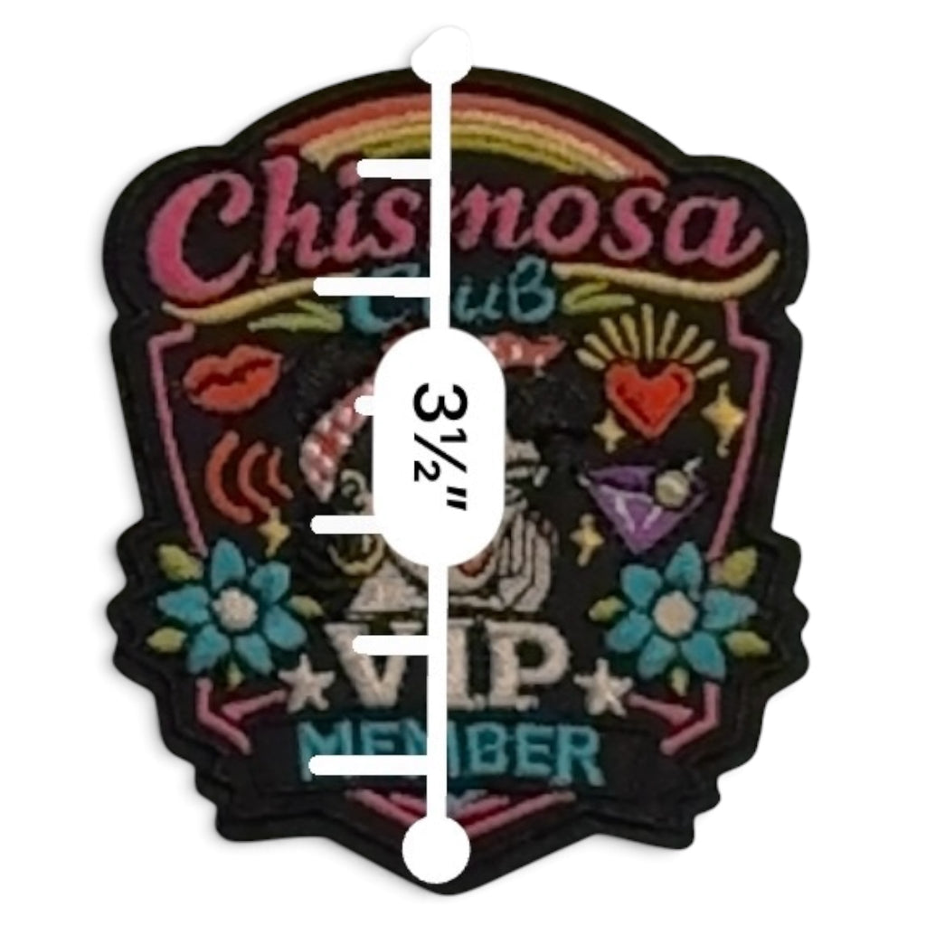 Embroidered Iron On Patch - Chismosa Club