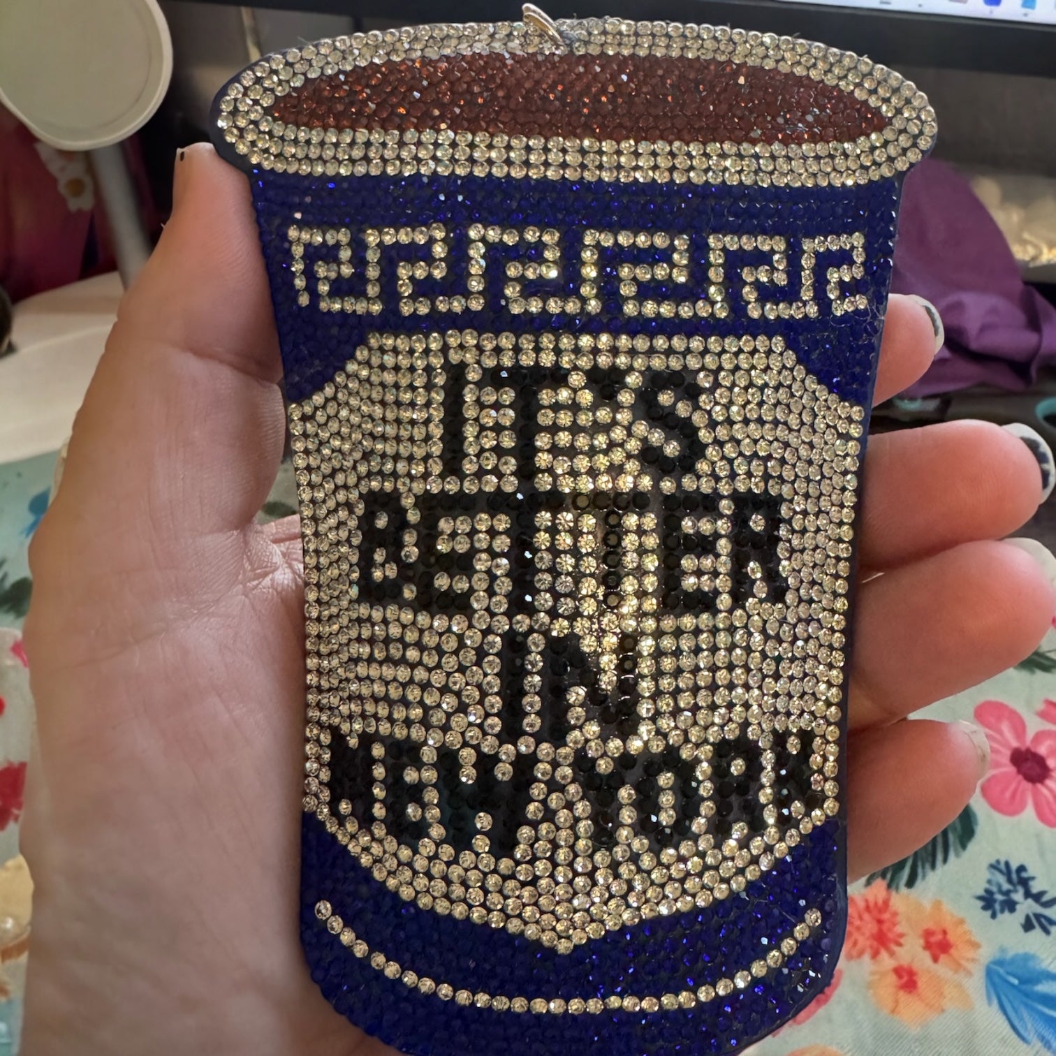 It’s Better In New York Rhinestone Keychain