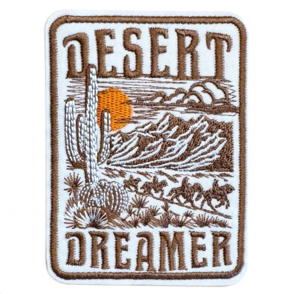 Embroidered Iron On Patch - Desert Dreamer