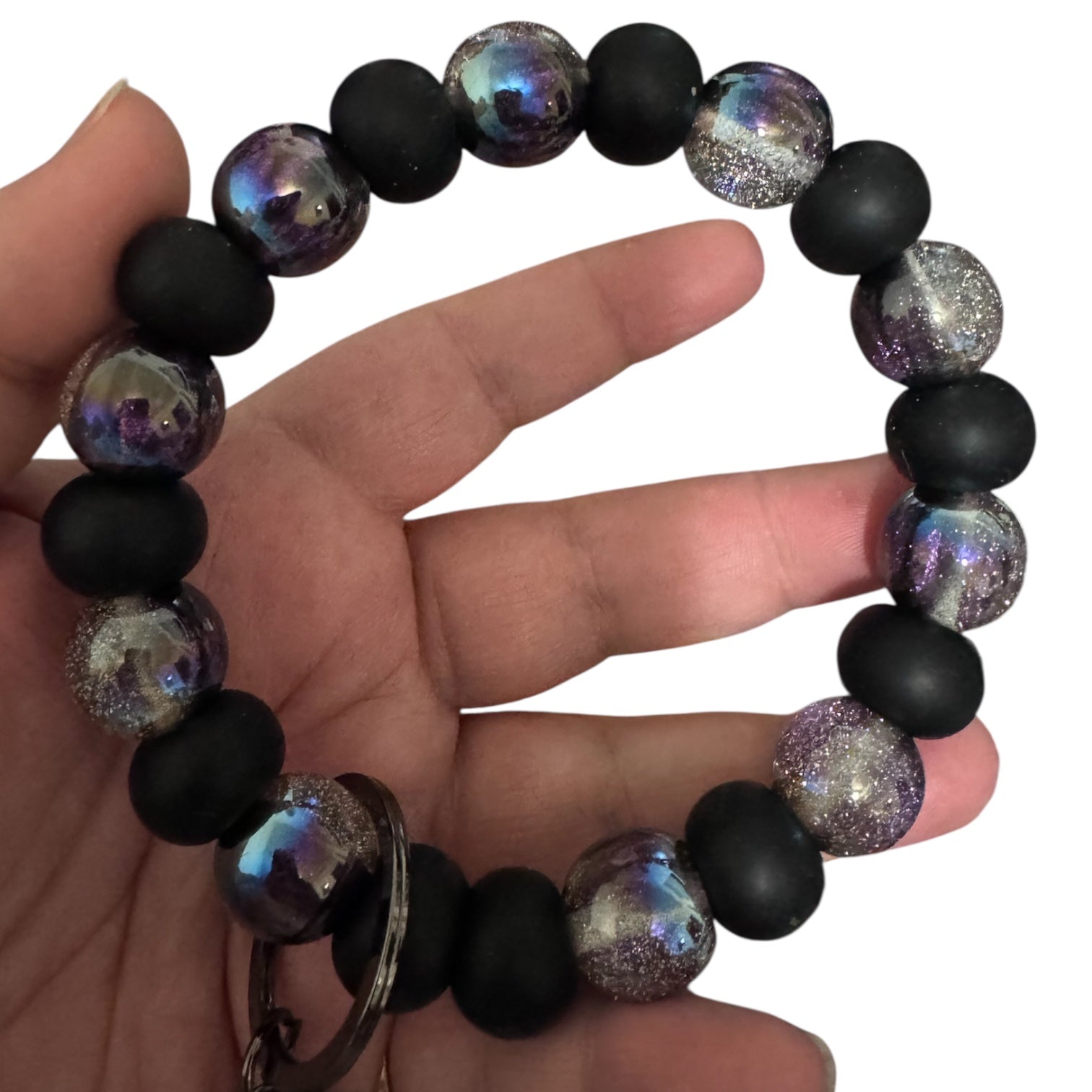 Black Galaxy Keyring