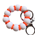 Wavy Orange Mini Keyring