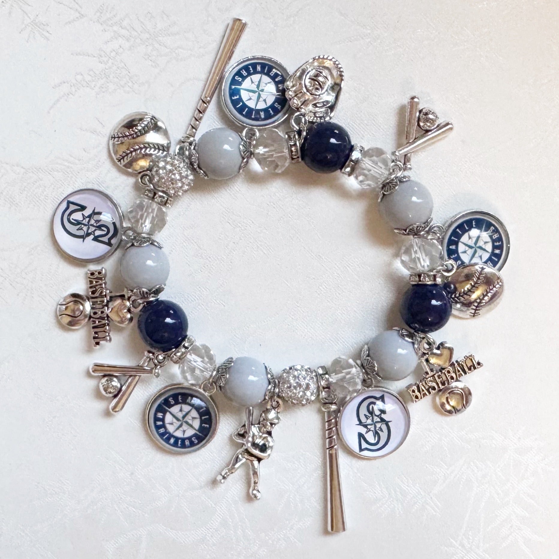 Seattle Mariners Charm Bracelet