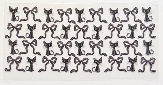 Bows and Cats - UVDTF 16oz Wrap