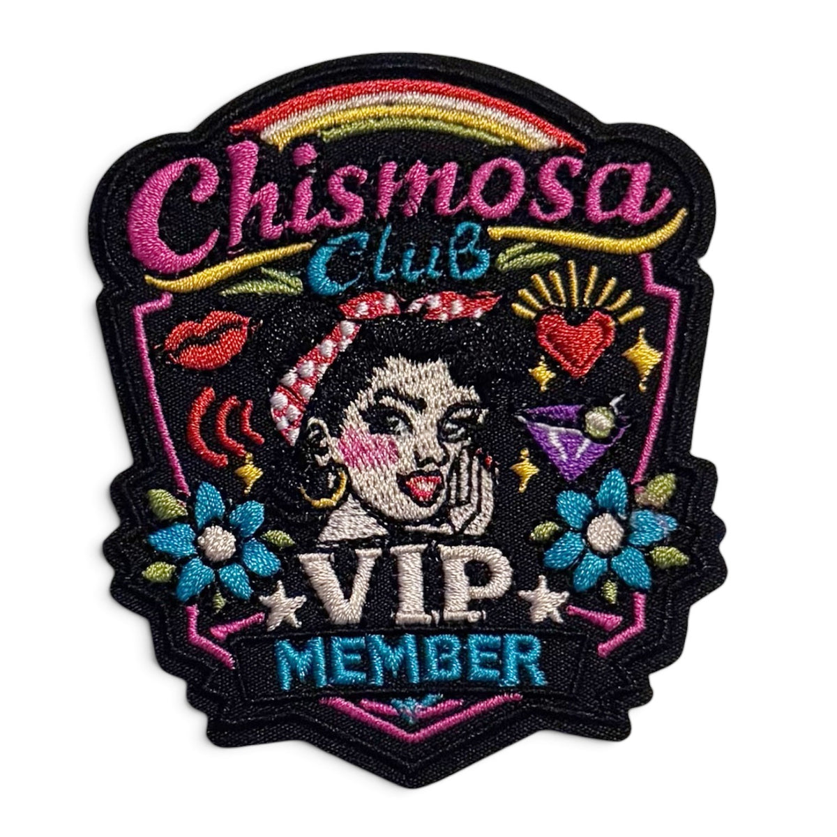 Embroidered Iron On Patch - Chismosa Club