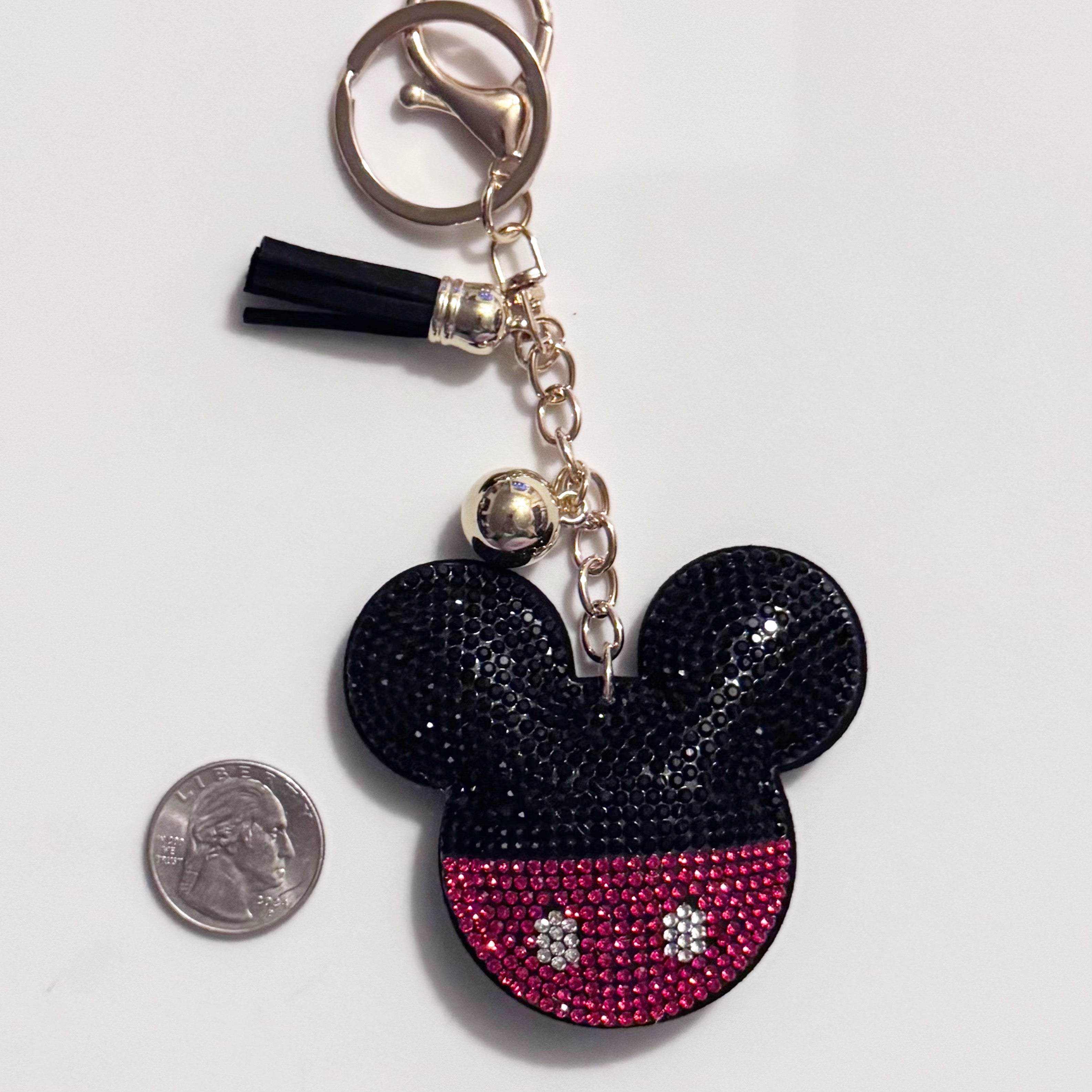 Mickey Rhinestone Keychain