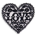 Embroidered Iron On Patch - Love
