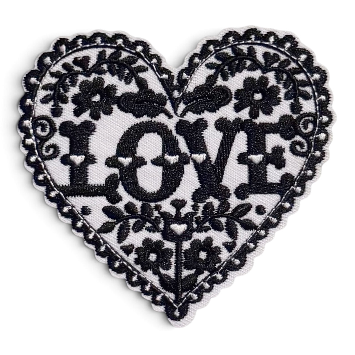 Embroidered Iron On Patch - Love