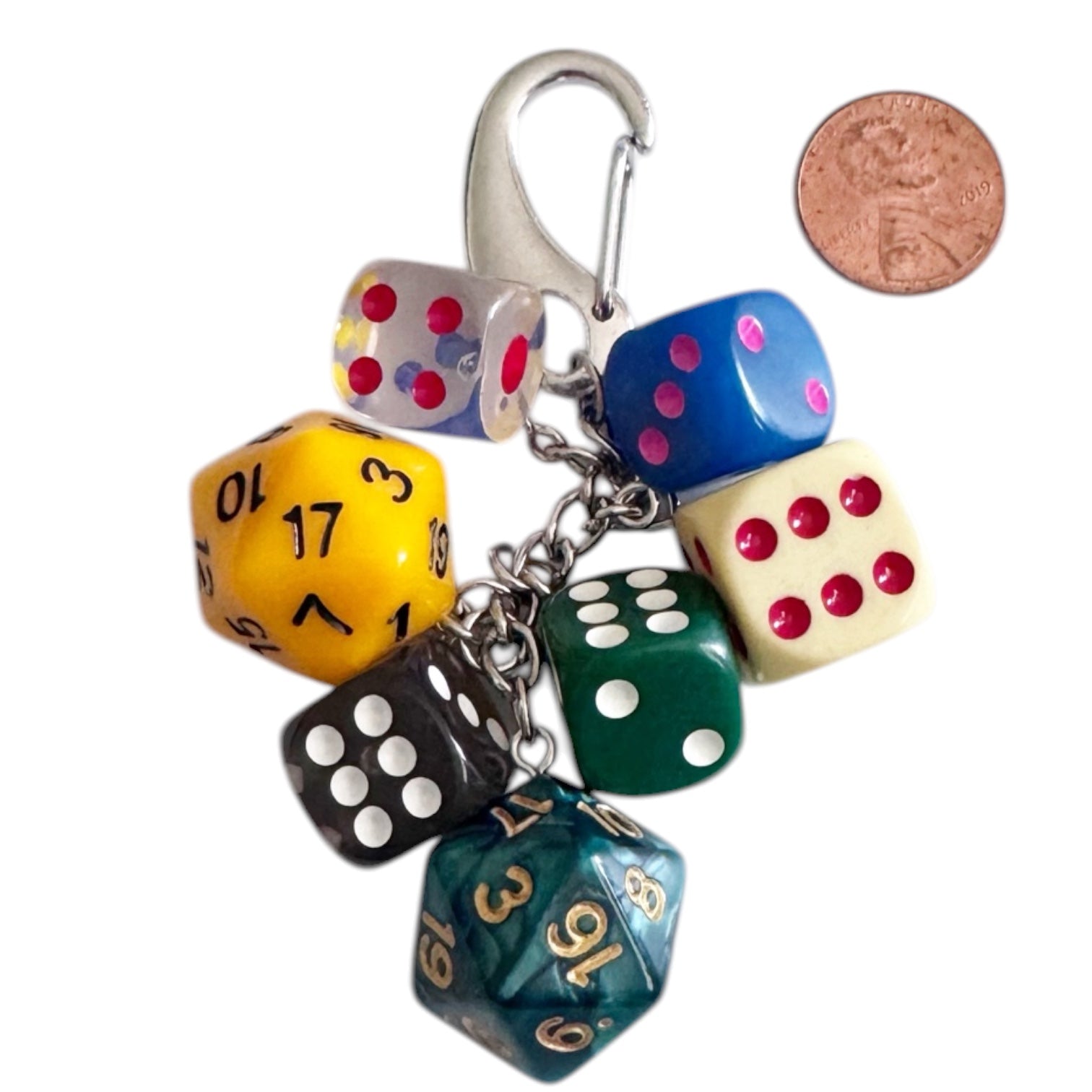 Roll The Dice Bag Charm