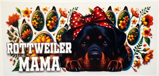 Rottweiler Mama - UVDTF 16oz Wrap