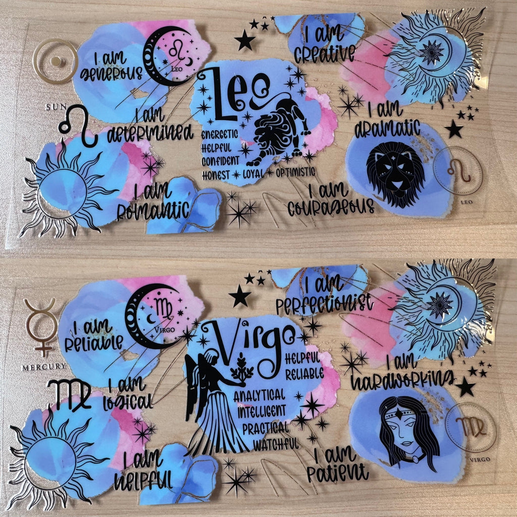 I Am Zodiac UVDTF Cup Wrap Bundle